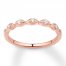 Diamond Wedding Band 1/10 ct tw Round-cut 14K Rose Gold