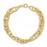 10K Yellow Gold Link Bracelet 7.5"