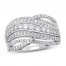 Diamond Ring 1 ct tw Round-cut 10K White Gold