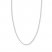 Adjustable 22" Snake Chain 14K White Gold Appx. 1.4mm