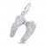 Angel Wings Charm Sterling Silver