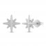 True North Stud Earrings Sterling Silver