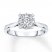 Diamond Ring 1/4 ct tw Round-cut 10K White Gold