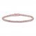 Diamond Bracelet 1/4 ct tw 10K Rose Gold 7"