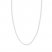 Snake Chain Necklace 14K White Gold 20" Length