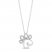 Hallmark Diamonds Paw Necklace 1/10 ct tw Sterling Silver