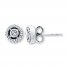 Diamond Stud Earrings 1/8 Carat tw Sterling Silver