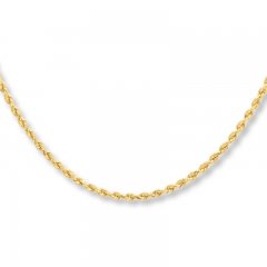 Rope Necklace 10K Yellow Gold 30" Length