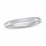 Platinum Wedding Band 2mm