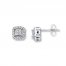 Previously Owned Diamond Earrings 1/4 ct tw 10K White Gold