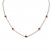 Black Diamond Necklace 3/4 ct tw 10K Rose Gold