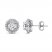 Diamond Stud Earrings 1/2 ct tw Round-cut 10K White Gold