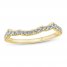 Diamond Wedding Band 1/4 ct tw Round-cut 14K Yellow Gold