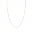 Adjustable 22" Box Chain 14K Yellow Gold Appx. .8mm