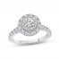 Diamond Engagement Ring 1 ct tw Round-cut 14K White Gold