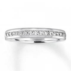 Diamond Wedding Band 1/3 ct tw 14K White Gold