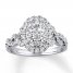 Previously Owned Ring 1 ct tw Diamonds 14K White Gold