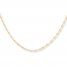 Singapore Chain Necklace 10K Yellow Gold 30" Length