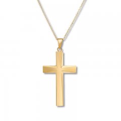 Cross Necklace 10K Yellow Gold