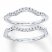 Diamond Wedding Band 3/8 ct tw 14K White Gold