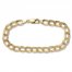 Double Oval Link Bracelet 10K Yellow Gold 7.5 Length