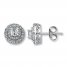 Diamond Earrings 1 ct tw Round-Cut 14K White Gold