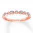 Diamond Wedding Band 1/15 ct tw Round-cut 10K Rose Gold