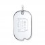 MLB Detroit Tigers Dog Tag Sterling Silver