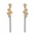 Diamond Earrings 1/5 ct tw 10K Two-Tone Gold