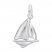 Sailboat Charm Sterling Silver