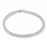 Men's Foxtail Bracelet Stainless Steel 9" Length