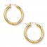 Hoop Earrings 14K Yellow Gold 25mm