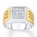 Men's Ring 1/2 ct tw Diamonds 14K Two-Tone Gold