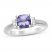 Tanzanite & 1/20 ct tw Diamond Ring Sterling Silver