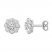 Diamond Earrings 1/2 ct tw Round-cut 10K White Gold