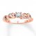 Diamond Ring 1/10 ct tw Round-cut 10K Rose Gold