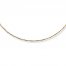 Box Chain Necklace 14K Yellow Gold 20" Length