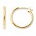 Hoop Earrings 14K Yellow Gold 18mm