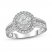 Diamond Engagement Ring 1-3/8 ct tw Round-cut 14K White Gold