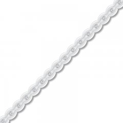 Diamond Bracelet 1 ct tw 10K White Gold 7"