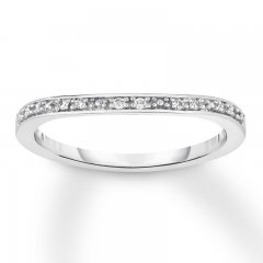 Diamond Wedding Band 1/20 ct tw 14K White Gold